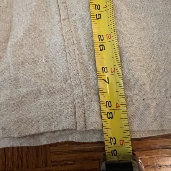 Finery x Proper Linen Blend Kimono Jacket Blazer Sz S Relaxed Fit Lagenlook - Picture 14 of 15